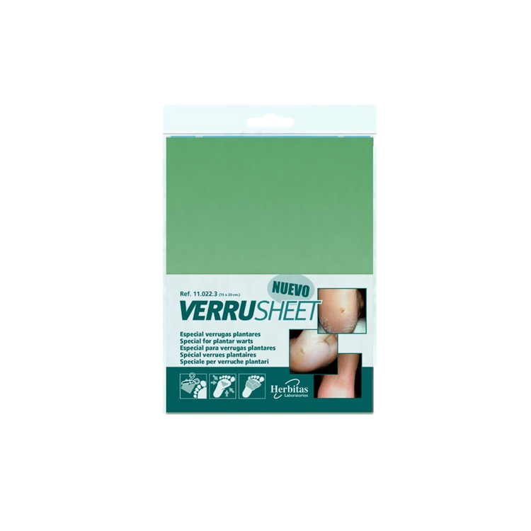 Verrusheet - Plaque de bandage adhésif - 15 cm x 20 cm