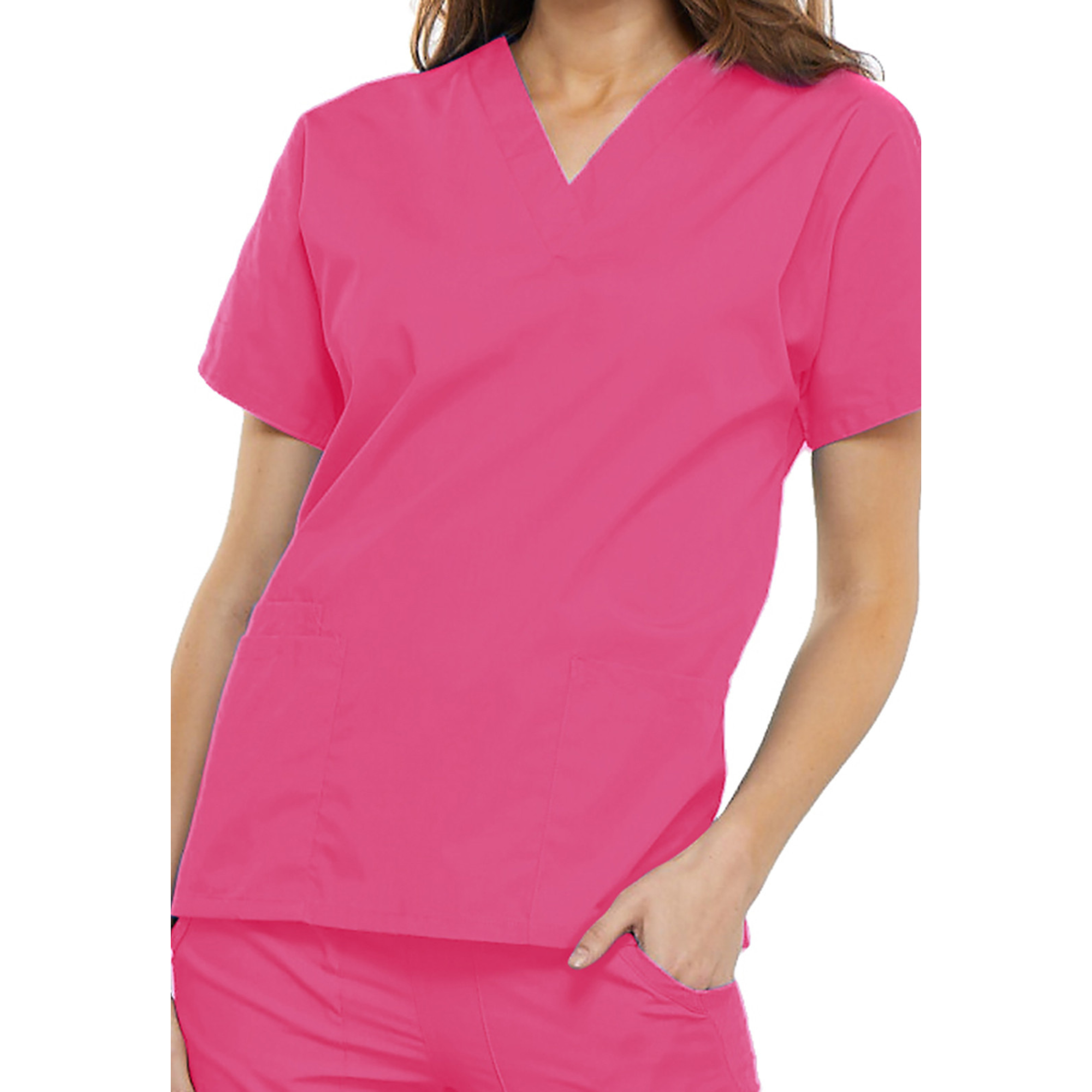 Guéthary - Tunique médicale - Col V - Manches courtes - Femme - Cherokee - Couleur 2 Cherokee Authentic Workwear