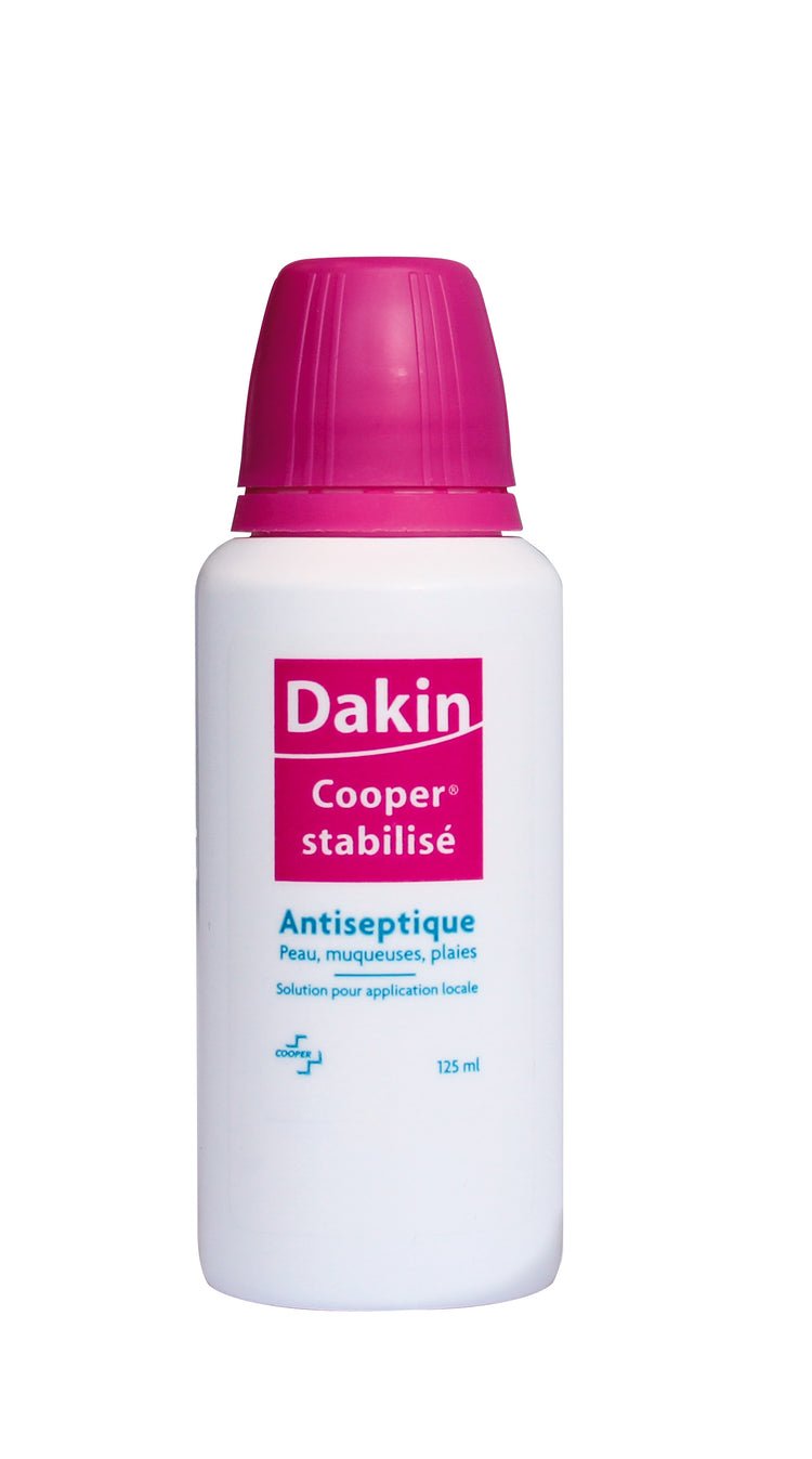 Antiseptique Dakin cooper stabilisé pour application locale - 125 ml - Cooper