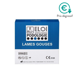 100 Lames de gouges stériles - Elitech by Eloi PodiaFrance