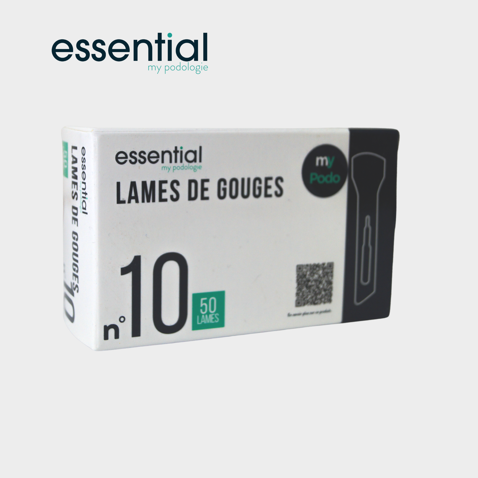 50 Lames de gouges stériles - Essential by My Podologie