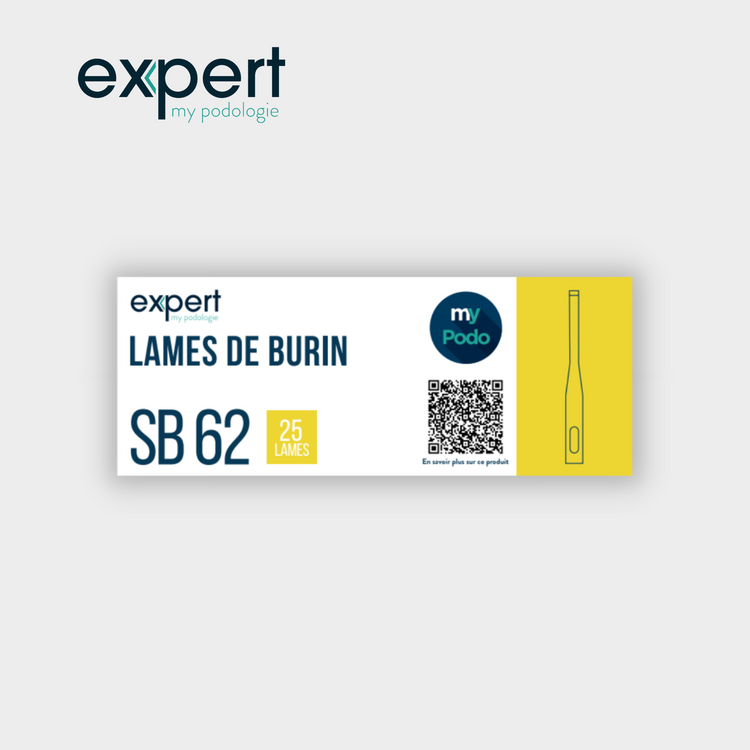 25 Lames de burin - Expert by My Podologie