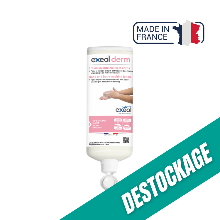 Lotion lavante mains et corps - Exeol derm - Sodel // Destockage Exeol