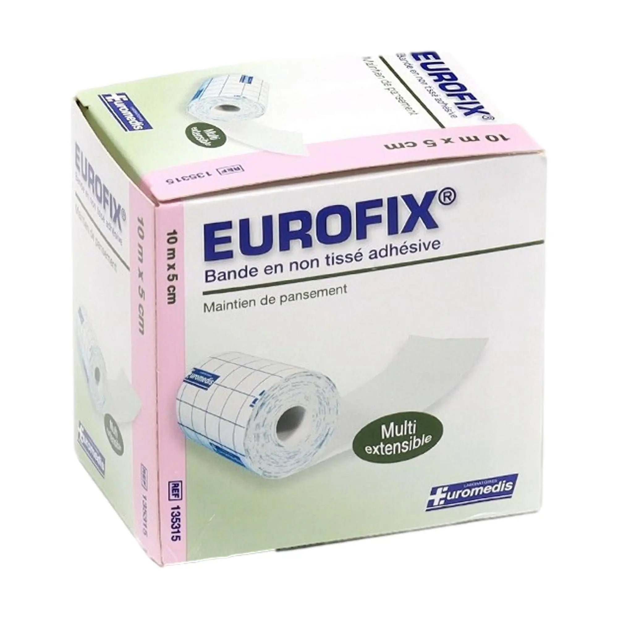 10m non-woven adhesive strip - 2 dimensions - Eurofix by Euromédis