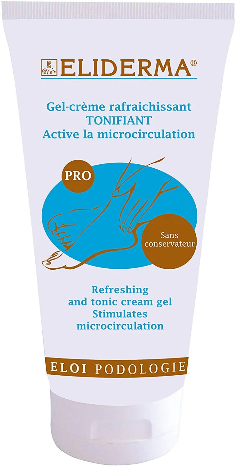 Gel Crème Rafraichissant et Tonifiant - 75 ml - Eliderma - My Podologie