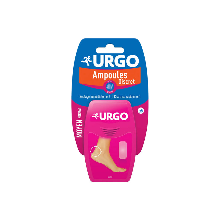 Pansements ampoules ultra-discret - Moyen format - bte de 5 - Urgo Urgo 