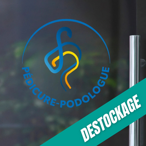 Sticker vitrine Pédicure-Podologue ONPP - Pour votre cabinet de podologie // Destockage My Podologie 